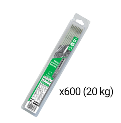 1 x 600 electrodes enrobees inox 316L Ø 3,2 mm - Carton 20 kg