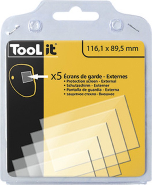 1 x 5 ecrans masque externes 116,1 x 89,5 mm - MASTER 9-13 G