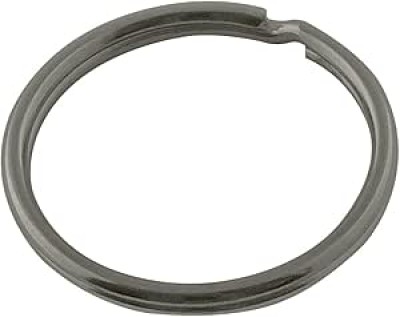 5 x Anneau brisé acier nickelé - Diamètre intérieur 30 mm - Lot de 4