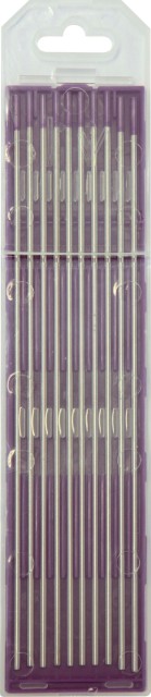 1 x 10 electrodes tungstene E3 Ø 4,8 mm - lilas (AC/DC)