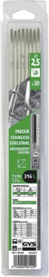 1 x 30 electrodes enrobees inox 316L Ø 2,5 mm - Blister