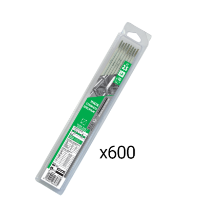 1 x 600 electrodes enrobees inox 316L Ø 3,2 mm - Carton 20 kg