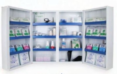 ARMOIRE PHARMACIE METAL PLEINE 2 PORTES 20 PERS - ASEP GP20 - 7110304