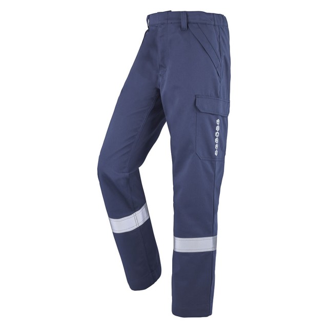 PANTALON MULTIRISQUE ATEX LM ARMAGHAN MARINE BANDES RETRO