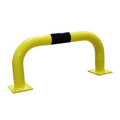 1 x Barrière de protection haute résistance - 750 x 350 - noir/jaune