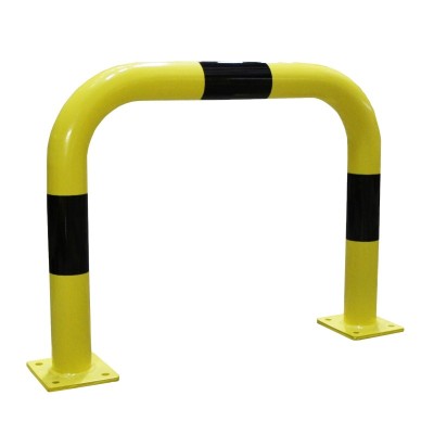 1 x Barrière de protection haute résistance - 750 x 600 - noir/jaune