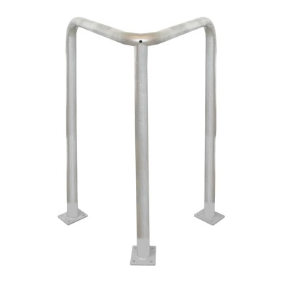 1 x Barrière de protection d'angle - 1200mm - acier galvanisé