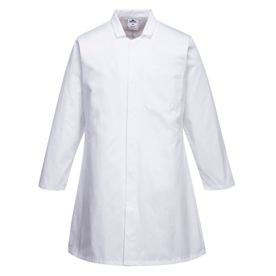 BLOUSE HOMME ML P/C AGROALIMENTAIRE BLANCHE