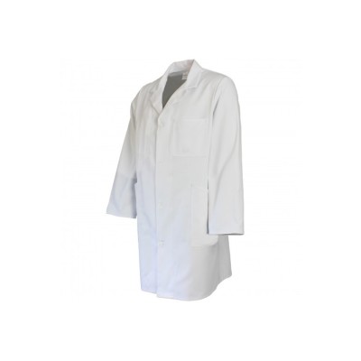BLOUSE HOMME ML 100% COTON BLANCHE