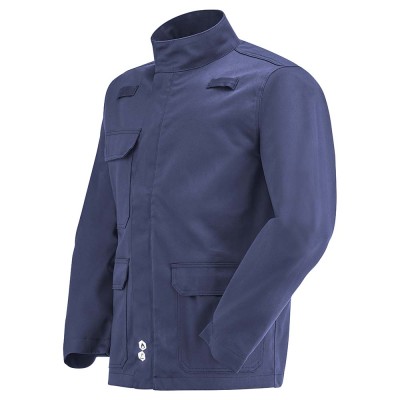 BLOUSON SOUDEUR 100% COTON TRAITE FR MARINE