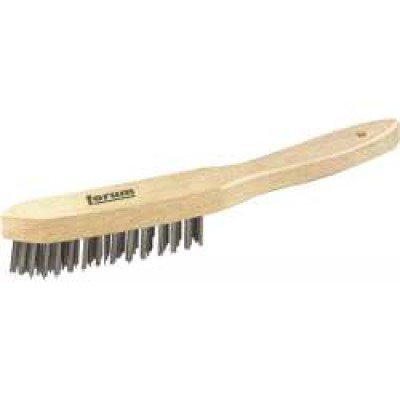 BROSSE A MANCHE FIL INOX 4 RANGS - 151334