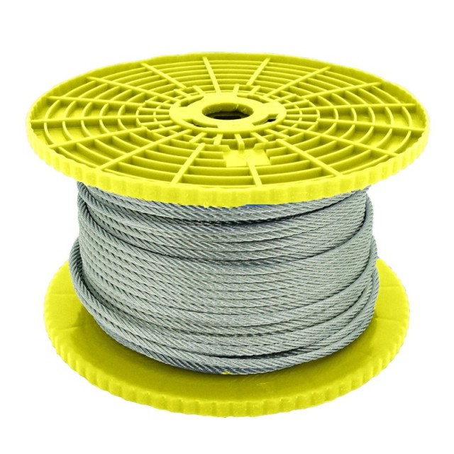 1 Câble acier inoxydable -  - Diamètre 3 mm x 100 m - Bobine