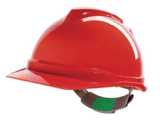 CASQUE V-GARD MSA ROUGE N.V.A/HARNAIS FAS TRAC - GV532