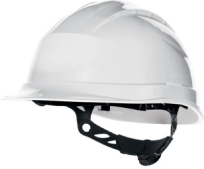 CASQUE CHANTIER NON VENTILE A/MOLETTE QUARTZ UP3 BLANC 