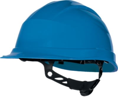 CASQUE CHANTIER NON VENTILE A/MOLETTE QUARTZ UP3 BLEU 