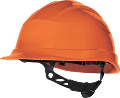 CASQUE CHANTIER NON VENTILE A/MOLETTE QUARTZ UP3 ORANGE 