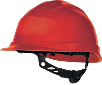 CASQUE CHANTIER NON VENTILE A/MOLETTE QUARTZ UP3 ROUGE 