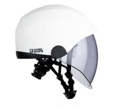 CASQUE ELECTRICIEN FALCON VOLT BLANC A VISIERE