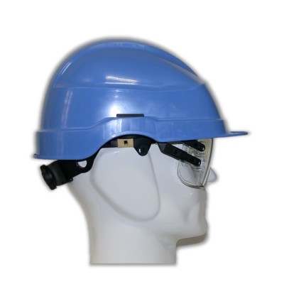 CASQUE IRIS 2 LUNETTE CREMAILLERE NON VENTILE BLEU - EBT 0275SC