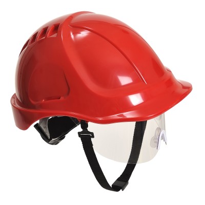 CASQUE IRIS 2 LUNETTE CREMAILLERE NON VENTILE ROUGE - EBT 0276SC