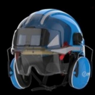 COQUILLES ANTI-BRUIT SONIS COMPACT HELMET MOUNTED SNR 31 BLEU - ORTEC