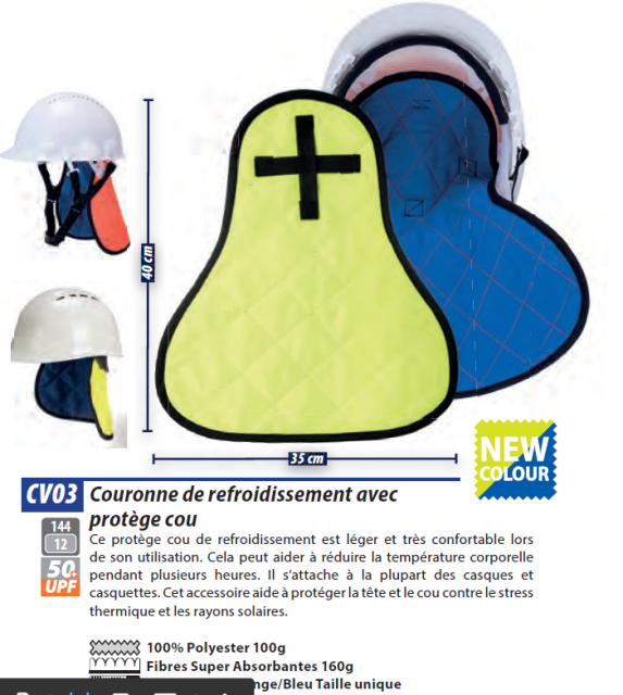COURONNE DE REFROIDISSEMENT S/ CASQUE - CV03