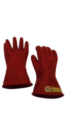 GANTS ISOLANTS IEC CI00 ROUGE 28CM