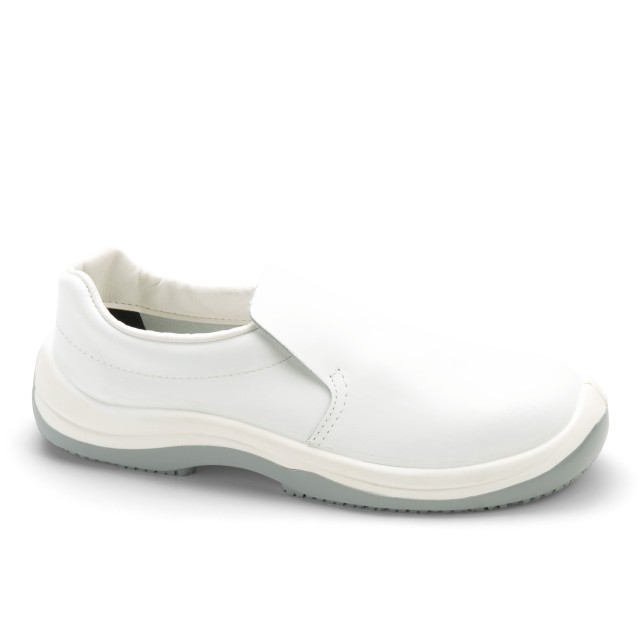 CHAUSSURES BASSES SECURITE BLANCHE TYPE MOCASSIN ODET S2