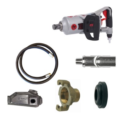 CLE A CHOC PNEUMATIQUE 1" 3405Nm BROCHE COURTE - superMONSTER EQUIPEE