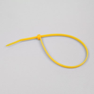 LOT DE 1000 LIENS DE SERRAGE PLASTIQUES JAUNES 4.8 X 195MM