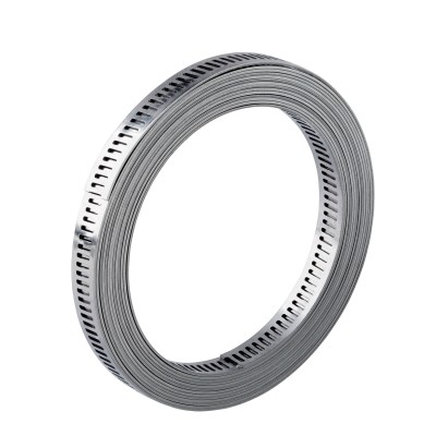 BANDE SANS FIN AJOUREE INOX L8 - 25M - IBSF8