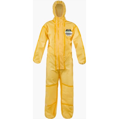 COMBINAISON JAUNE EN1149 TYPE 3/4/5/6 DOUBLE ZIP CHEMMAX 1