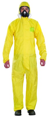 COMBINAISON MICROGARD 2300+JAUNE ANTISTATIQ-CATIII TYPE 3-4-5