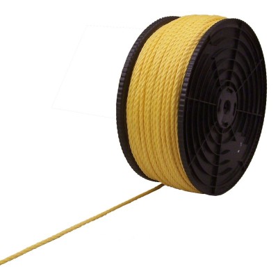 1 x Corde polypropylène - jaune - Diamètre 6 mm x 165 m - Bobine