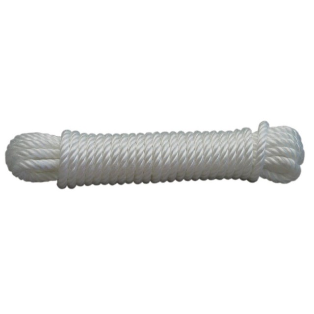 3 x Corde polypropylène - blanc - Diamètre 10 mm x 10 m