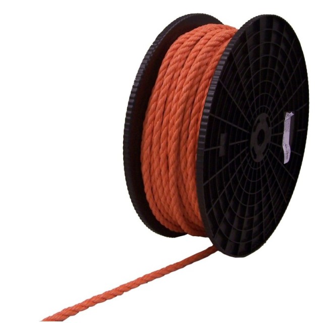 1 x Corde polypropylène - orange - Diamètre 10 mm x 60 m - Bobine