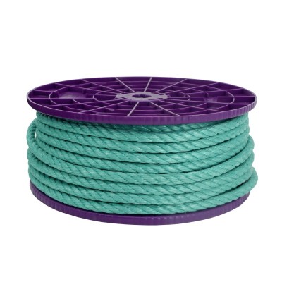 Corde polypropylène - vert - Diamètre 12 mm x 50 m - Bobine