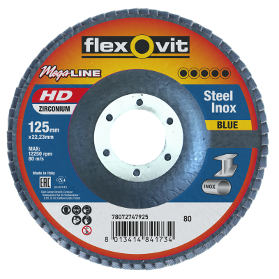 DISQUE LAMELLES BOMBE 125X22.2 Z60 - MEGA-LINE