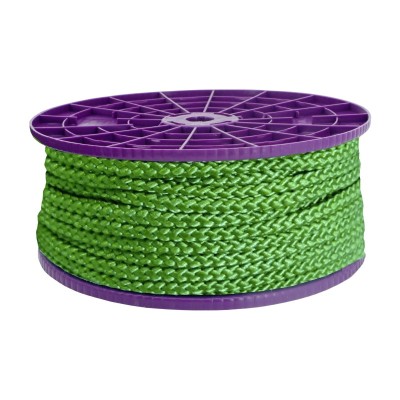 1 x Drisse polypropylène - Diamètre 4 mm x 200 m - vert - Bobine