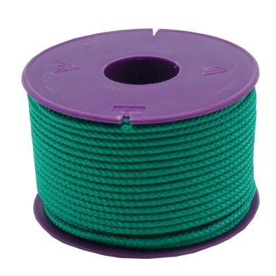 8 x Drisse polypropylène - Diamètre 3 mm x 35 m - vert