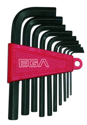 ASSORTIMENT 10 CLES MALES 1/16"-3/8" EGA - 61516