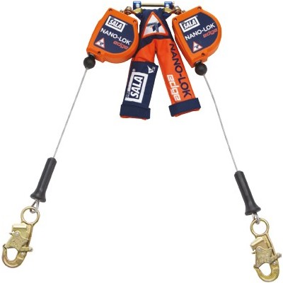 ANTICHUTE A RAPPEL AUTO NANO-LOK EDGE DOUBLE CABLE 2.5M - 3500240