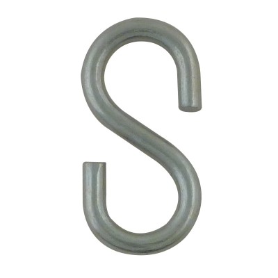 5 x Esse égale ouverte acier zingué  - Diamètre 4 mm- Lot de 4