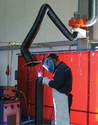 KIT EXTRACTION FUMEE VENTILATEUR 50Hz 3X400V 1100W GAINE 3M