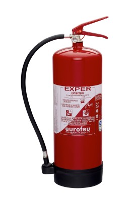 EXTINCTEUR EAU PULVERISEE DE 9KG
