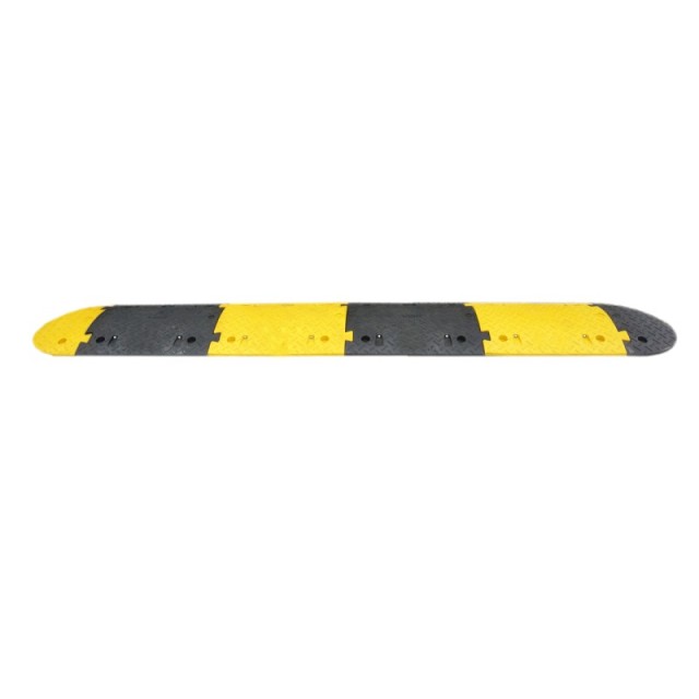 1 x Ralentisseur complet FAST 2m50 - 60 mm - noir/jaune avec embout