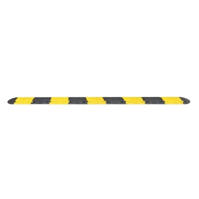 1 x Ralentisseur complet FAST 3m - 50 mm - noir/jaune avec embout et