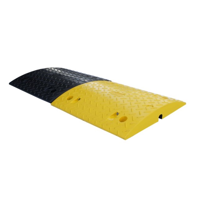 1 x Lot de 2 ralentisseurs FAST - 70mm - noir/jaune