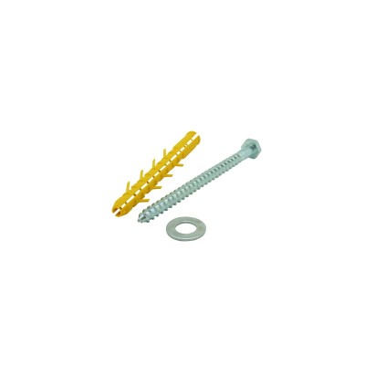 1 x 4 fixations cheville, rondelle et tire fond - universelle