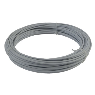 6 x Fil à linge acier plastifié - blanc
